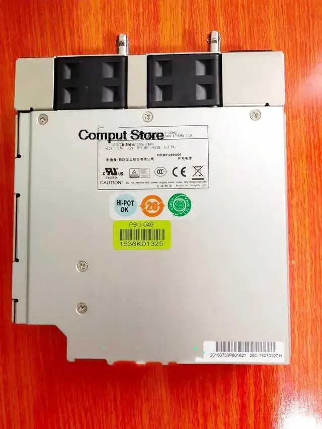 Main image of For MRW-3450V-R 450W Server Power Supply 1+1 Redundant Module