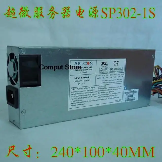 Main image of For 1U Server Power Supply SP302-1S Rated 300W