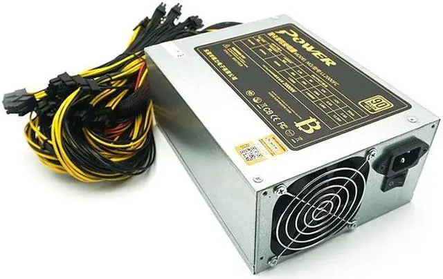 Main image of KHACHIMO  90plus Gold Multiple Server Video Card Power Supply 2000W Mining Power Supply LL2000FC