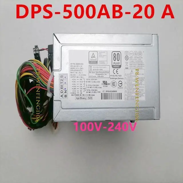 Main image of KHACHIMO 1060S 3060 500W Power Supply DPS-500AB-20 A DPS-500AB-20A 849655-003