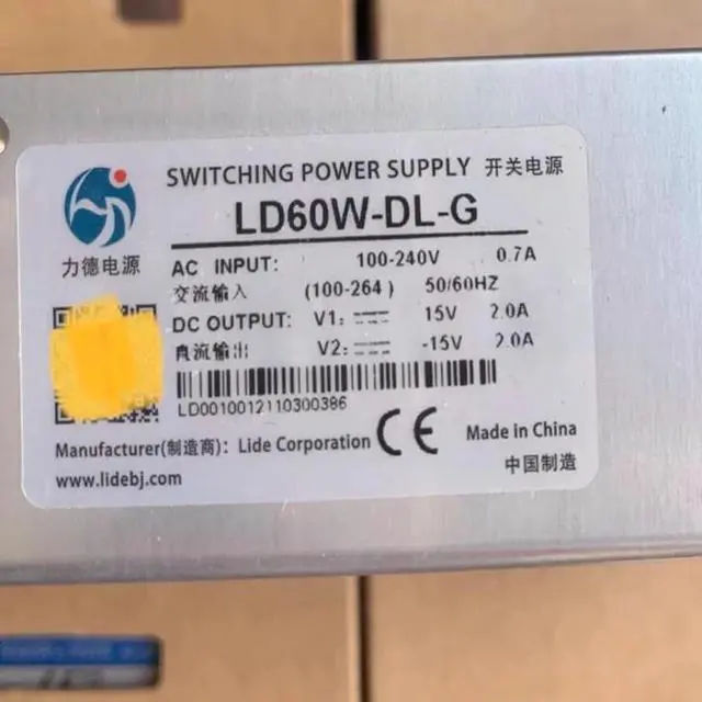 Main image of KHACHIMO Power Supply For 15V -15V 60W Power Supply LD60W-DL-G VC080C SGW60W