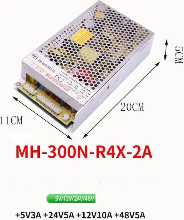 Main image of KHACHIMO Power Supply For MIN HONG 5V12V24V48V 300W Power Supply MH-300N-R4X-2A