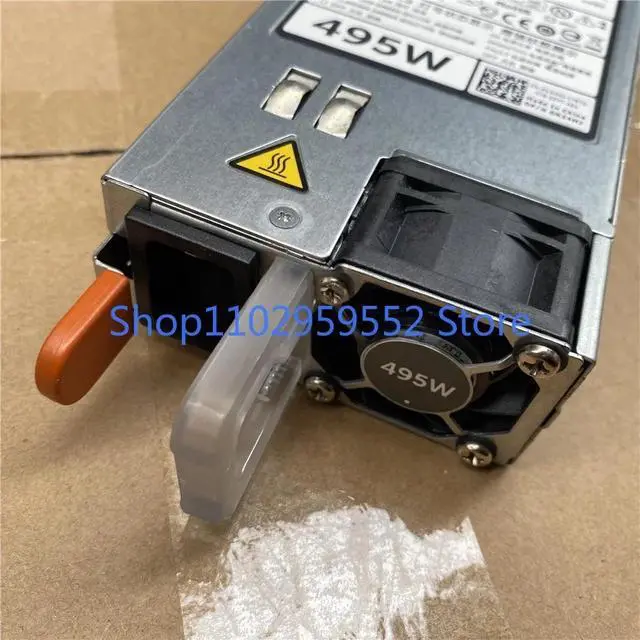 Alt view image 2 of 3 - 1Pcs for R720 R620 Server Power Supply 495W 3GHW3 N24MJ F495E-S0 D495E-S0