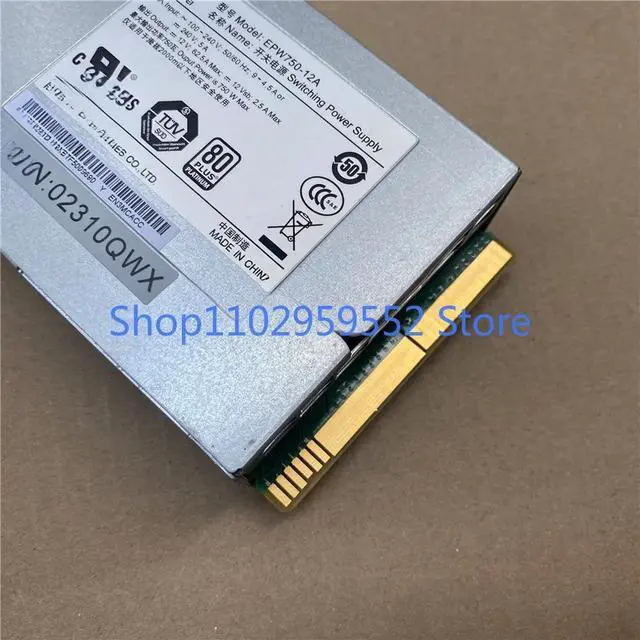 Alt view image 2 of 3 - 1Pcs for EPW750-12A 750W RH2288 1288 RH5885V3 Server Power Supply 02310QWX