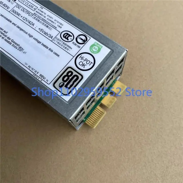 Alt view image 2 of 3 - 1Pcs for P -504P-1R 500W Server Redundant Power Supply CPR-5011-2M1LF