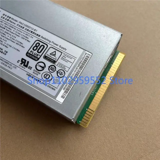 Alt view image 2 of 3 - 1Pcs for PAC1200D12-B1 1200W server power supply