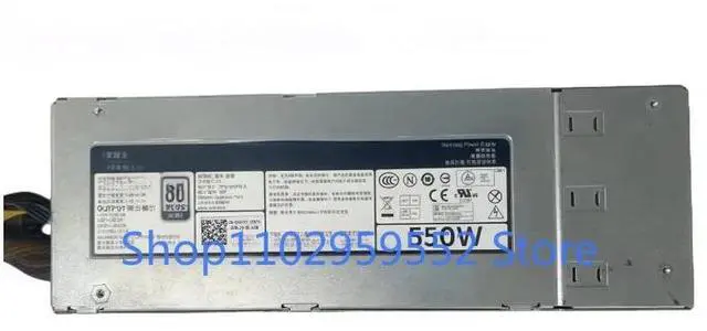 Main image of 1pcs For T320 T420 R520 Server Power Supply 02G4WR F550E-S0 550W