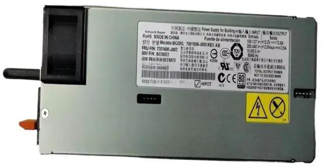 Main image of 1pcs For X3550M4 X3650M4 X3850 X6 900W Power Supply 7001606-J000 7001606-J002 94Y8072 94Y8073 94Y8195