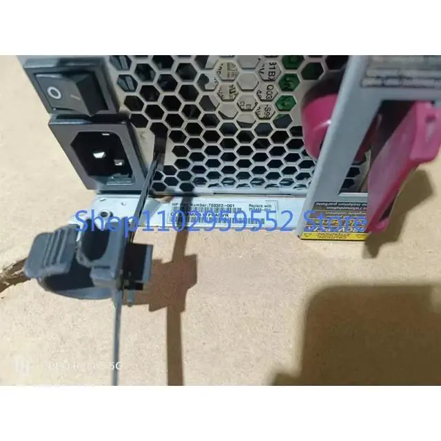Alt view image 2 of 2 - 1pcs For 756486-001 753322-001 3PAR 8000 Expansion Enclosure 580W Power Supply