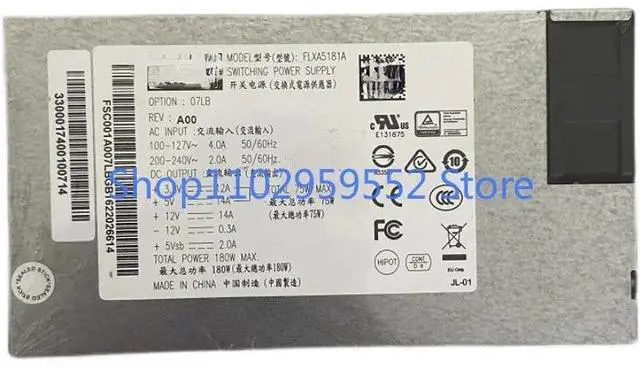 Alt view image 2 of 2 - 1pcs For Power Supply FLXA5101A FLXA5181A FLXA5201A-001G Server Industrial Control Small 1U Power Supply