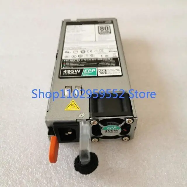 Main image of 1pcs For R730 R630 730XD R530 T630 495W Switching Power Supply 9338D 2FR04 D495E-S1 E495E-S1