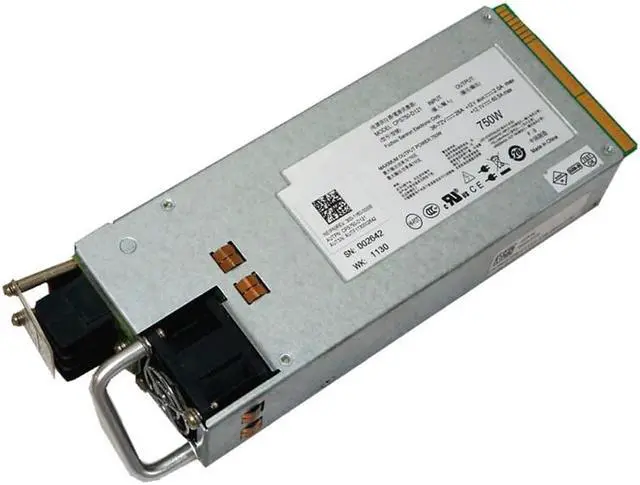Alt view image 3 of 3 - 750W Server DC Power Supply for DELL R510/R910 CPS750-D121 6GTF5 Psu