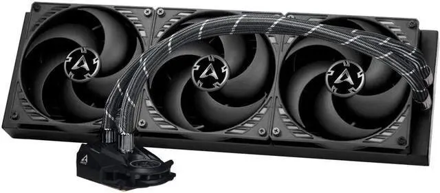 Alt view image 8 of 10 - ARCTIC Liquid Freezer II 420 - Multi Compatible All-in-One CPU AIO Water Cooler, Efficient PWM Controlled Pump, Fan Speed: 200-1700 RPM (Controlled via PWM), LGA1700 compatible - Black