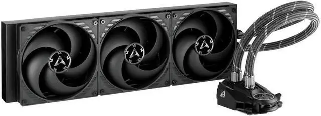 Alt view image 9 of 10 - ARCTIC Liquid Freezer II 420 - Multi Compatible All-in-One CPU AIO Water Cooler, Efficient PWM Controlled Pump, Fan Speed: 200-1700 RPM (Controlled via PWM), LGA1700 compatible - Black