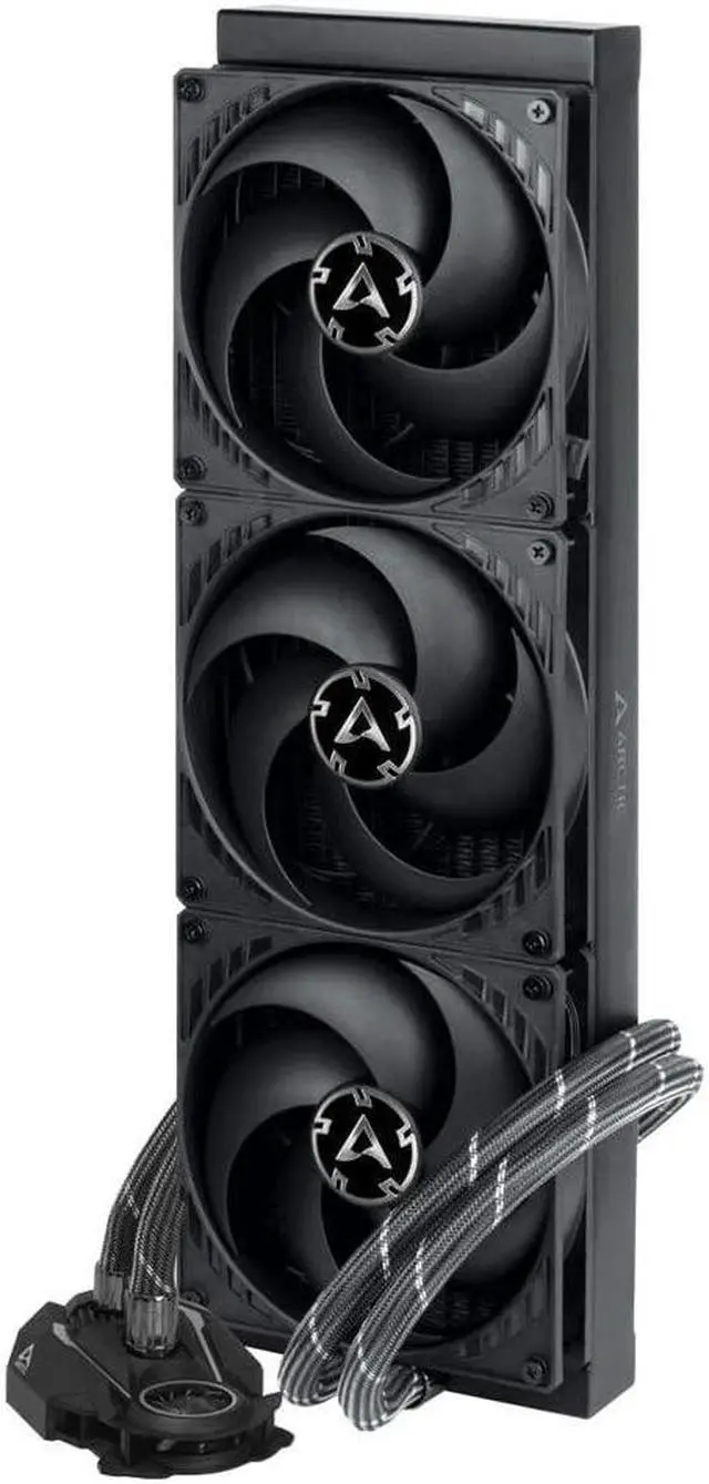 Alt view image 6 of 10 - ARCTIC Liquid Freezer II 420 - Multi Compatible All-in-One CPU AIO Water Cooler, Efficient PWM Controlled Pump, Fan Speed: 200-1700 RPM (Controlled via PWM), LGA1700 compatible - Black