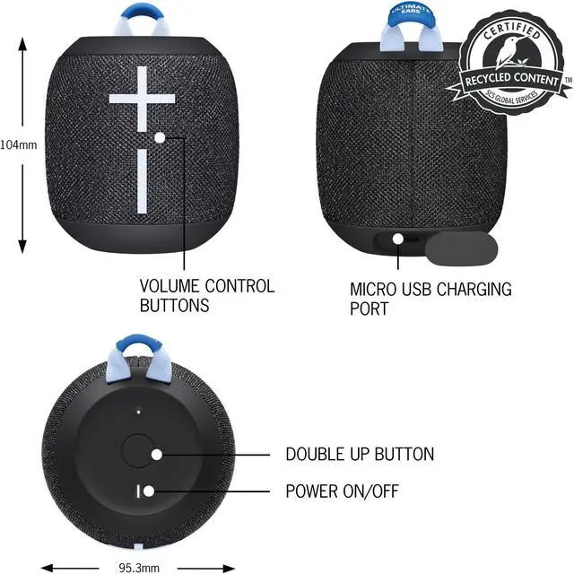Alt view image 16 of 16 - Ultimate Ears WONDERBOOM 3 - Active Black