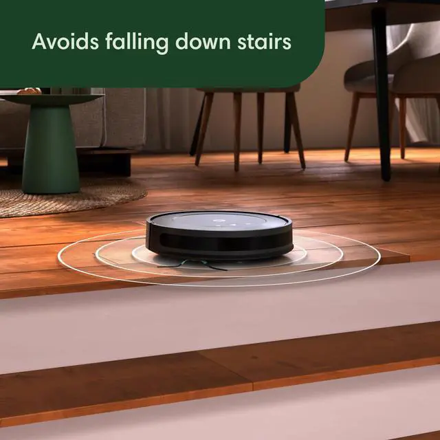 Alt view image 4 of 7 - iRobot Roomba Vac Robot Vacuum (Q011) - Power-Lifting Suction, Alexa, Quieter Cleaning Mode, Multi-Surface Cleaning, Cleans in Neat Rows, Easy to use, Self-Charging
