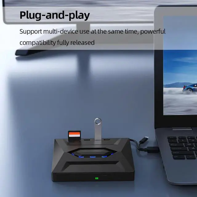 Alt view image 5 of 7 - External CD DVD Drive USB 3.0 Writer Burner Player for PC Laptop Windows 11 10