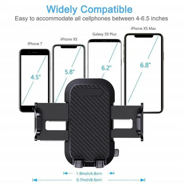 Alt view image 5 of 7 - 360° Universal Mount Holder Car Stand Windshield For Mobile Cell Phone GPS