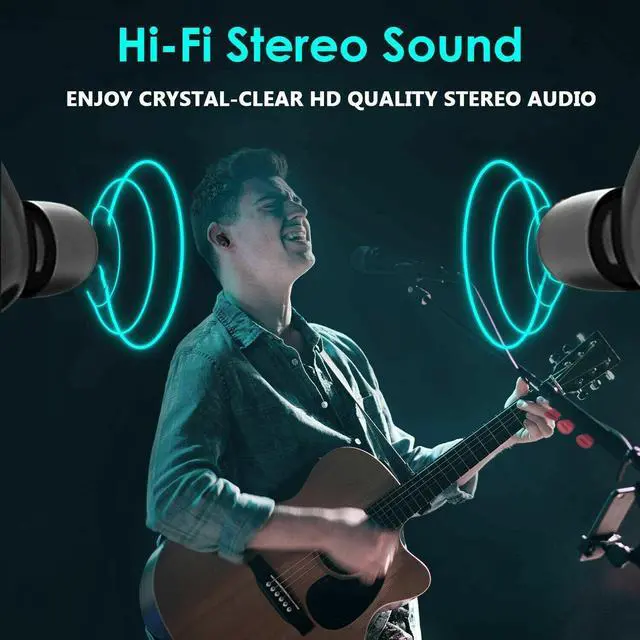Alt view image 6 of 7 - TWS Bluetooth Earbuds Waterproof Bluetooth 5.1 Headset Noise Cancelling Wireless