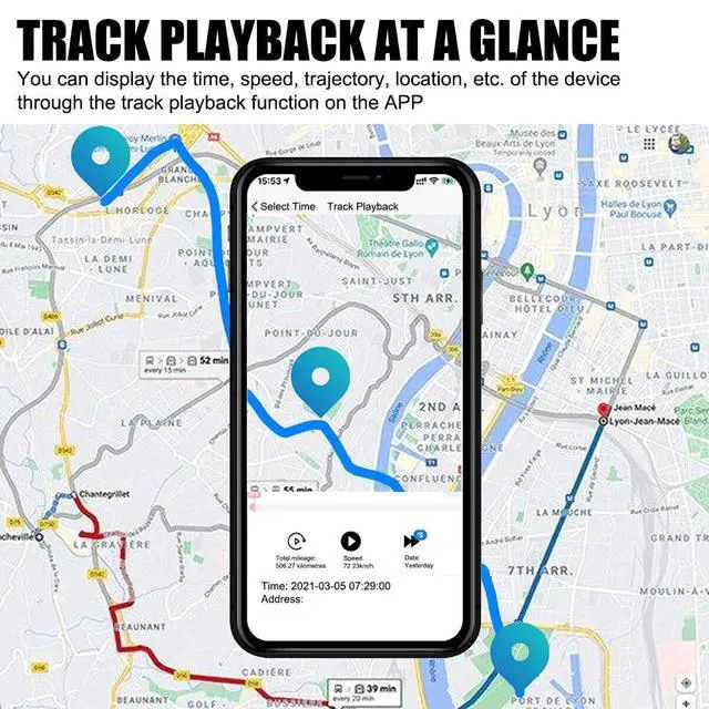 Alt view image 3 of 7 - Magnetic Mini GPS Real Time Car Locator Tracker GSM/GPRS Vehicle Tracking Device