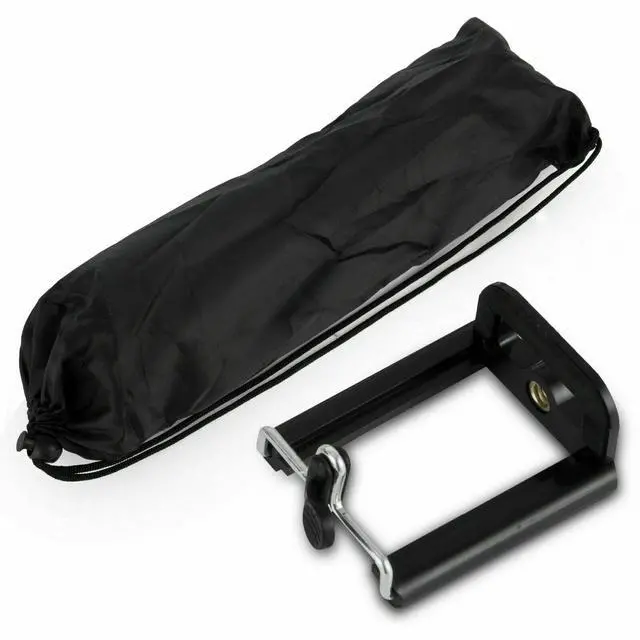 Alt view image 7 of 7 - Professional Camera Tripod Stand Holder Mount For iPhone Samsung Cell Phone+ Bag