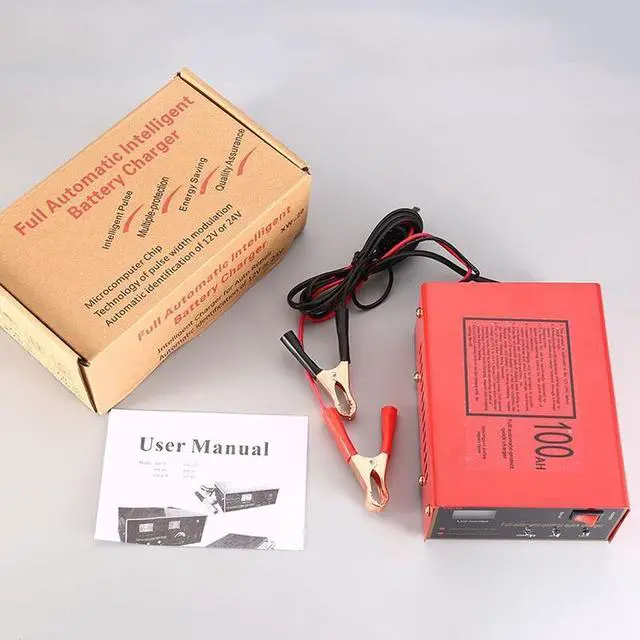 Alt view image 5 of 7 - Maintenance Free Battery Charger 12V/24V 10A 140W Output For Electric Car Pro