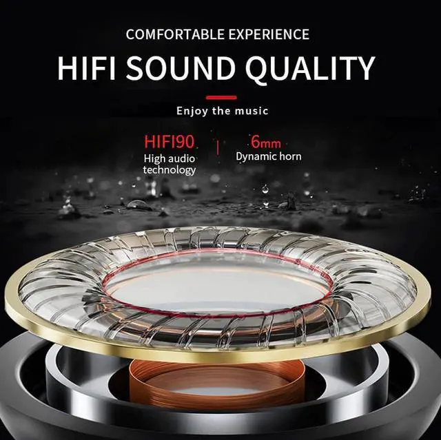 Alt view image 7 of 7 - Waterproof Bluetooth 5.0 Earbuds Stereo Sport Wireless Headphones in Ear Headset