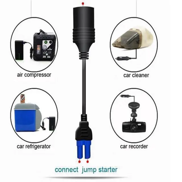 Alt view image 6 of 7 - 20000mAh Car Jump Starter Booster Jumper Box Power Bank Battery Charger Portable