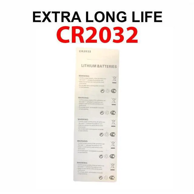Alt view image 5 of 7 - 5 x New LITHIUM BATTERY 3V CR2032 CR 2032 BR2032 DL2032 Remote Button Cell Watch