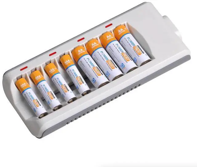Main image of 8 Slot Battery Charger For Ni-MH Ni-CD AA AAA Rechargeable Batteries Fast Charge