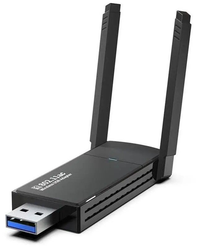 Main image of USB 3.0 Wireless WIFI Adapter 1300Mbps Long Range Dongle Dual Band 5Ghz Network