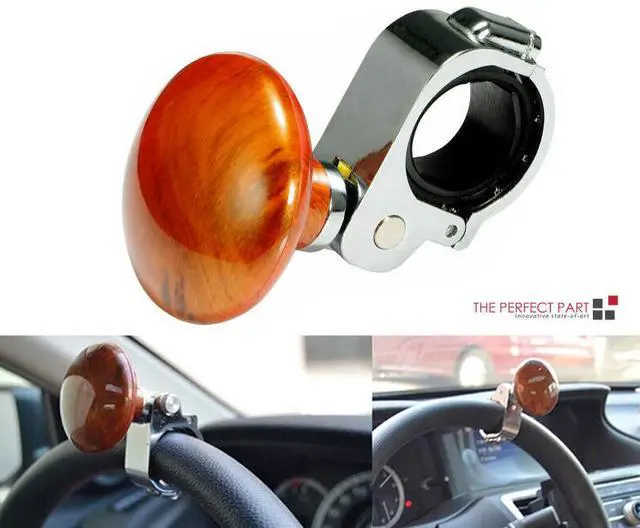 Alt view image 6 of 7 - Steering Wheel Spinner Knob Handle Universal Heavy Duty Suicide Car Truck Power