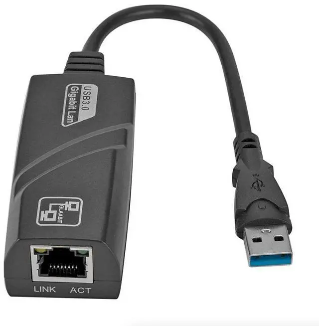 Main image of USB 3.0 Gigabit Ethernet LAN RJ45 1000Mbps Network Adapter For Windows PC Mac