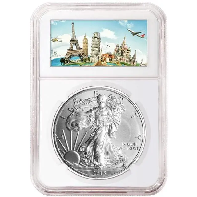 Alt view image 7 of 7 - 10pcs Coin Display Slabs 38mm Graded Storage for MORGAN/PEACE/IKE SILVER DOLLAR