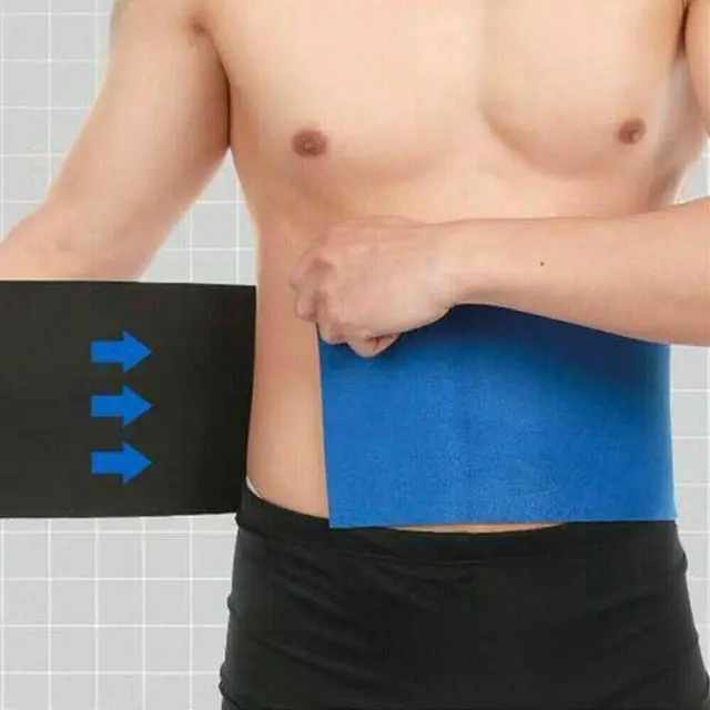 Main image of Waist Trimmer Belt Sweat Band Wrap Ab Stomach Weight Loss Fat Burner Slimming