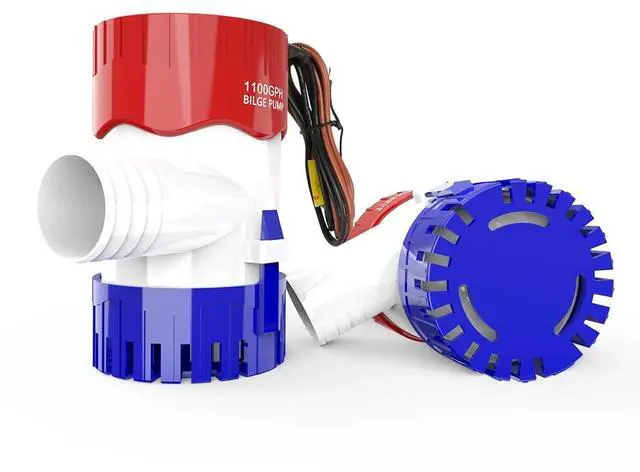 Main image of 1100GPH 12V Electric Marine Submersible Bilge Sump Water Pump For Boat 3/4" Hose