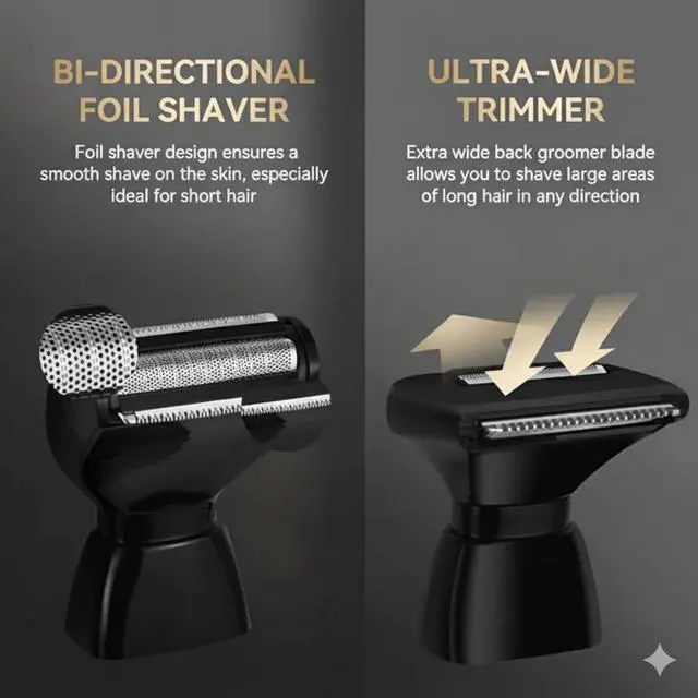 Alt view image 4 of 7 - Long Handle Electric Back Shaver For Men Body Hair Removal Razor USB Recharge US