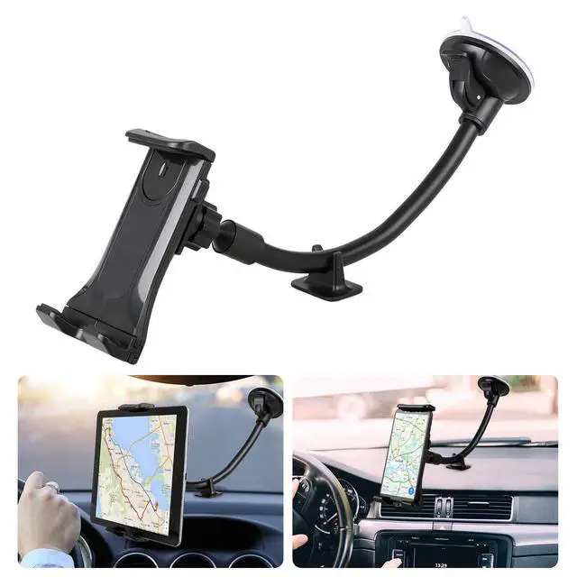 Alt view image 3 of 7 - 360° Universal Car Windshield Holder Desktop Mount For Cellphone Tablet iPad GPS