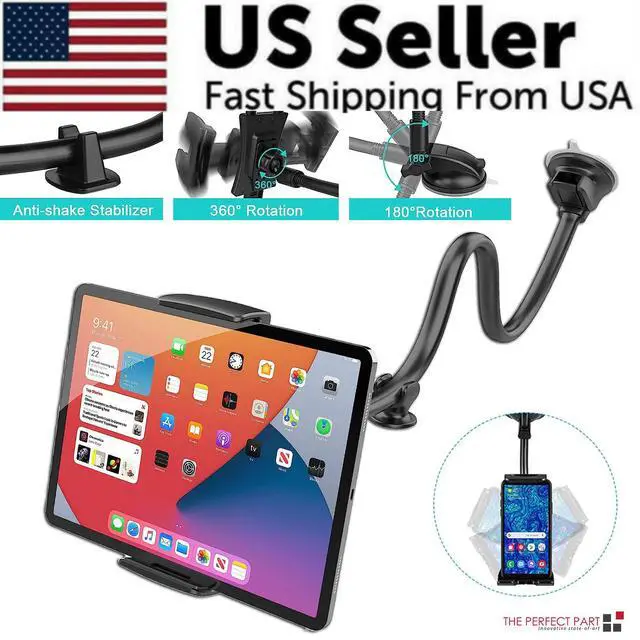 Alt view image 2 of 7 - 360° Universal Car Windshield Holder Desktop Mount For Cellphone Tablet iPad GPS