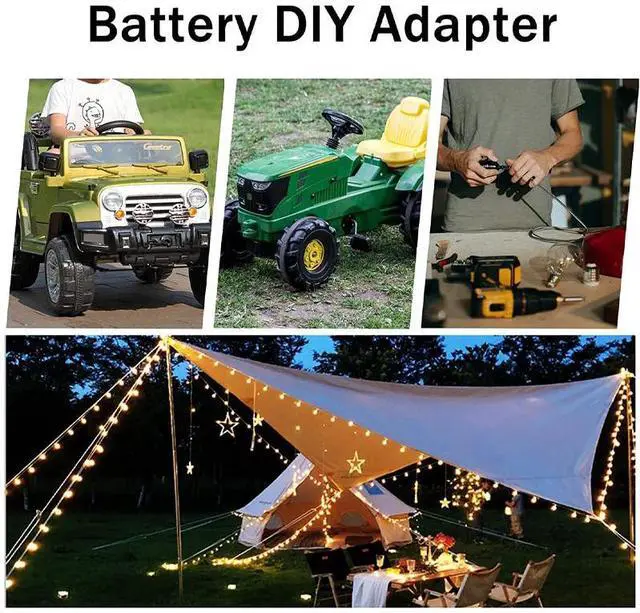 Alt view image 7 of 7 - Power Connector DIY Battery Adapter Holder Dock For DeWalt 18V/20V Max Battery