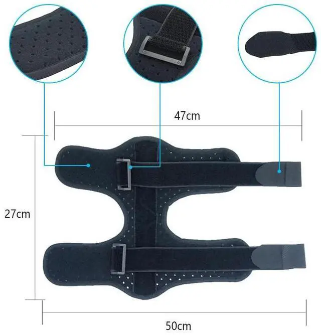 Alt view image 4 of 7 - Plantar Fasciitis Night Splint Adjustable Foot Drop Ankle Brace Support Toe Pain