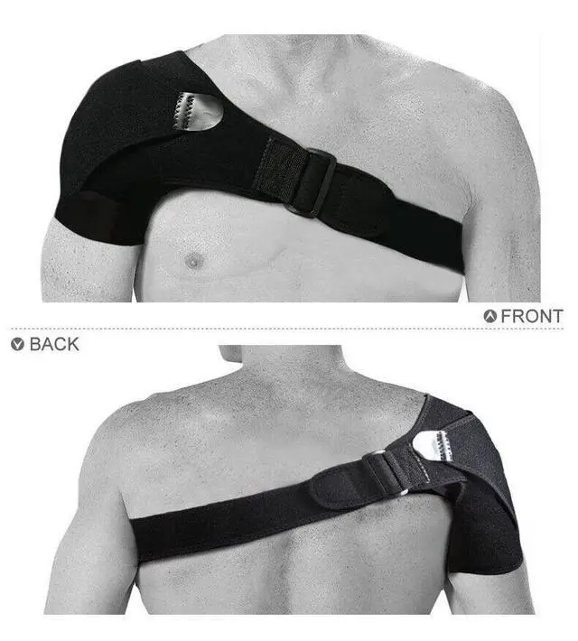 Alt view image 6 of 7 - Shoulder Brace Support Compression Sleeve Torn Rotator Cuff AC Joint Pain Relief