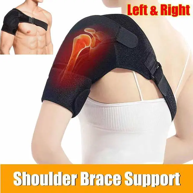 Alt view image 7 of 7 - Shoulder Brace Support Compression Sleeve Torn Rotator Cuff AC Joint Pain Relief