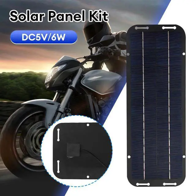 Alt view image 7 of 7 - 30W Solar Panel 12V Trickle Charger Battery Charger Kit Maintainer Boat Car RV