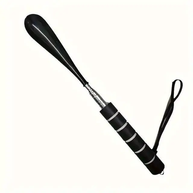 Alt view image 6 of 7 - Shoe Horn Extra Long Handle Stainless Steel 28" Handled Metal Shoehorn Horns