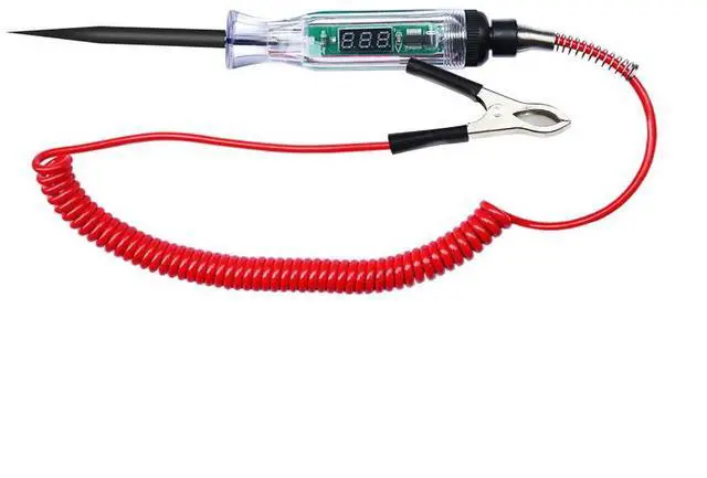 Main image of Digital Electric Voltage Circuit Tester Automotive Test Light Car Truck 6-24V US