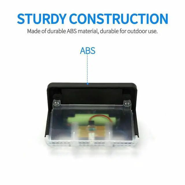 Alt view image 6 of 7 - 8 Pack New Solar Deck Lights Outdoor Waterproof LED Steps Lamps For Stairs Fence