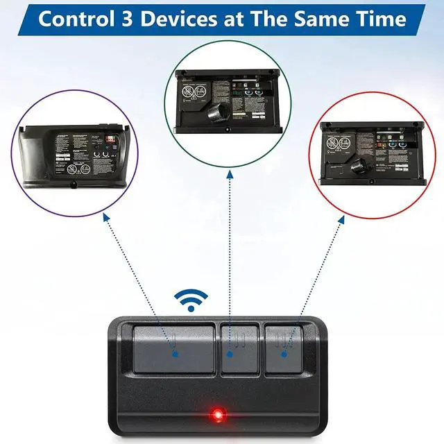 Alt view image 5 of 7 - 2 For Chamberlain LiftMaster Garage Door Opener Remote 893LM 953EV-P2 Learn