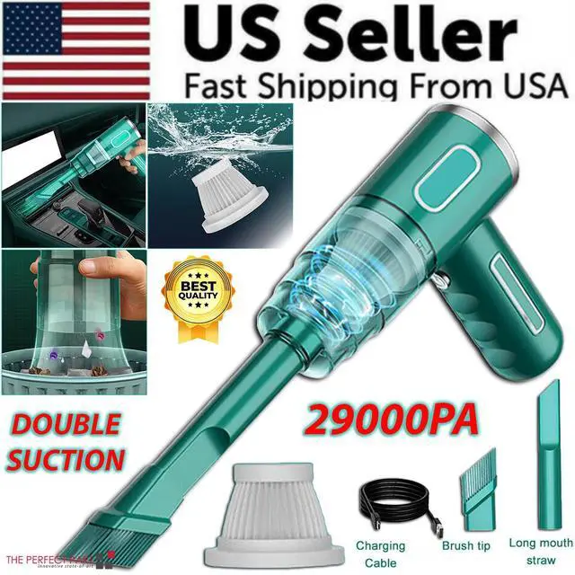 Alt view image 2 of 7 - 29000PA Cordless Hand Held Vacuum Cleaner Mini Portable Car Auto Home Wireless